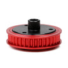 5.0mm Belt Drive Transmission Gears System for 1/10 RC Car Crawler Axial SCX10 & SCX10 II 90046 Upgrade Parts - Red