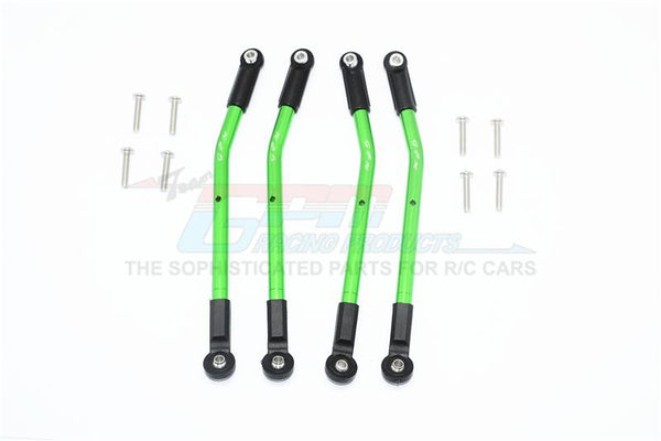 HPI Venture Toyota FJ Cruiser Aluminum Adjustable Suspension Links - 4Pc Set Green