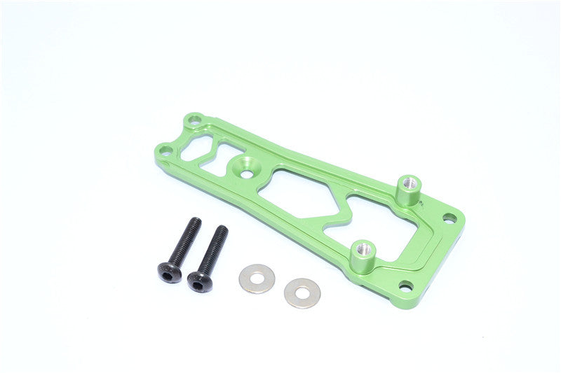 Vaterra Twin Hammers Aluminum Top Brace Plate With Standoff Posts - 1 Set Light Green