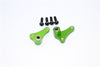 Vaterra Twin Hammers Aluminum Front Multi Mount Rockers Arms With Multi Mounting Holes For Different Ratio - 1 Set Green