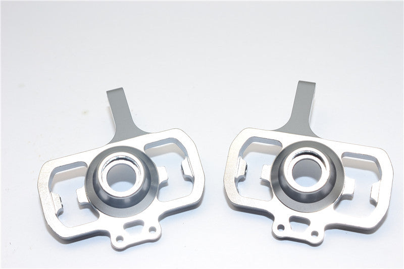 Vaterra 2012 Nissan GTR Aluminum Front Knuckle Arm - 1Pr Silver