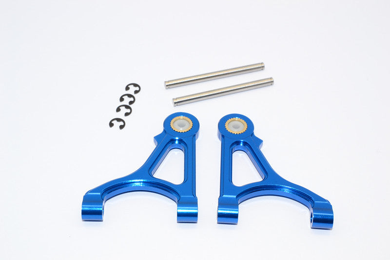 Vaterra 2012 Nissan GTR Aluminum Front Upper Arm - 1 Pair Blue