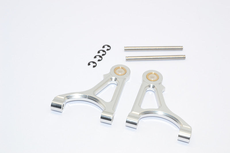 Vaterra 2012 Nissan GTR Aluminum Front Upper Arm - 1 Pair Silver