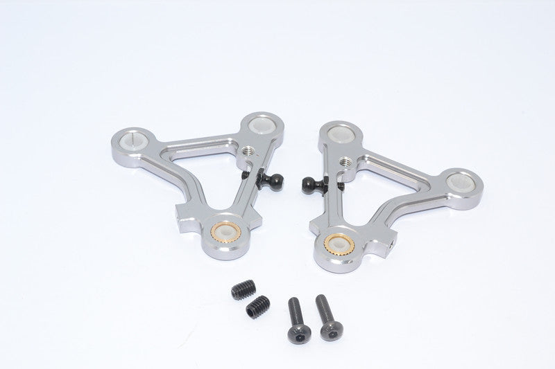 Vaterra 2012 Nissan GTR Aluminum Front Lower Arm - 1 Pair Silver