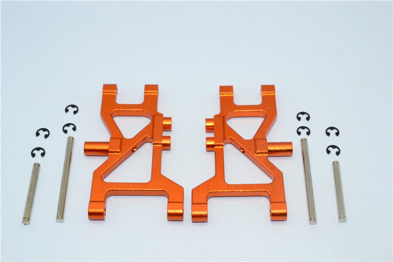 Tamiya Wild Dagger Aluminum Front Arm Set - 1Pr Orange