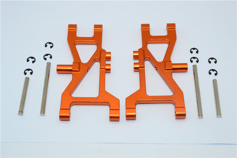 Tamiya Wild Dagger Aluminum Rear Arm Set - 1Pr Orange