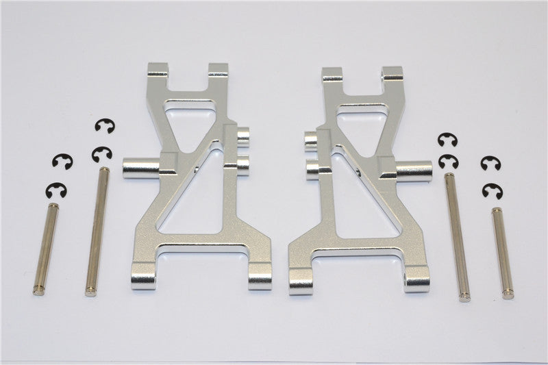 Tamiya Wild Dagger Aluminum Rear Arm Set - 1Pr Silver