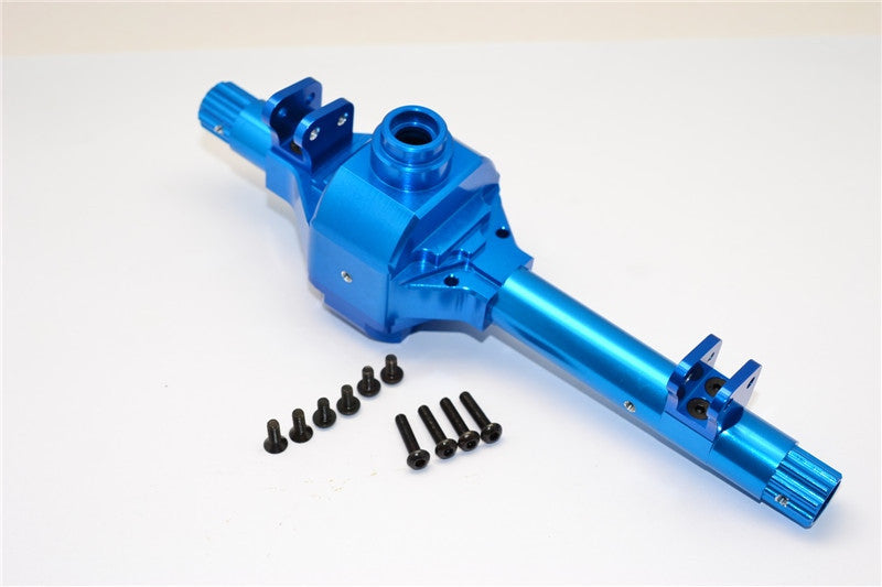 Axial Wraith & Axial Yeti Aluminum Front/Rear Axle Housing - 1 Set Blue