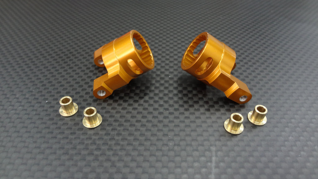 Axial Wraith & RR10 Bomber Aluminum Front C-Hub - 1Pr Gold