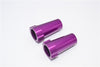 Axial Wraith & Wraith Spawn Aluminum Straight Axle Adapter - 1Pr Purple