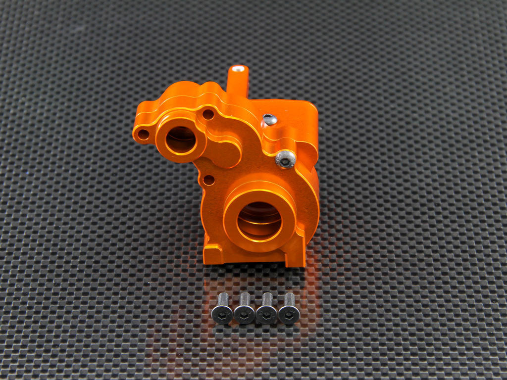 Axial Wraith & Wraith Spawn Aluminum Center Transmission Case - 3 Pcs Set Orange