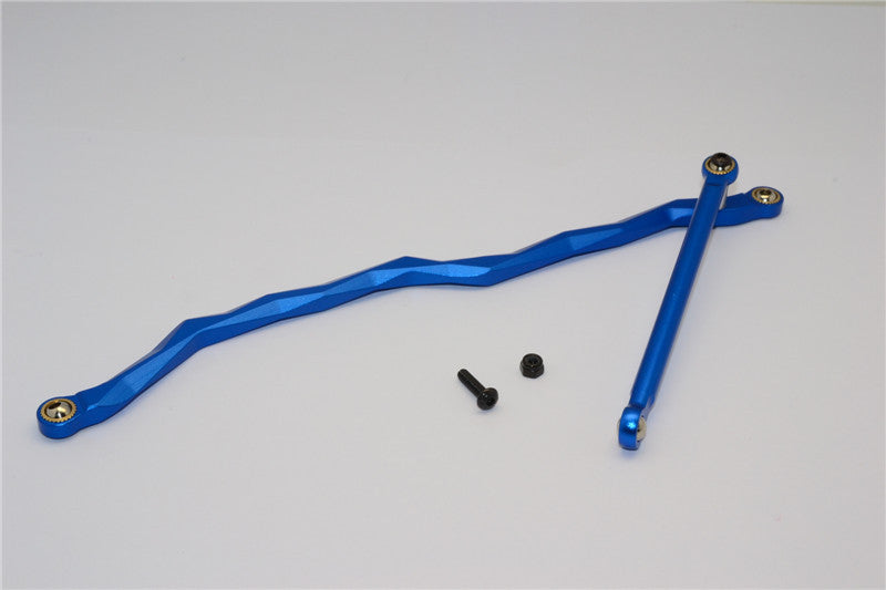 Axial Wraith & RR10 Bomber Aluminum Steering Link - 2 Pcs Set Blue