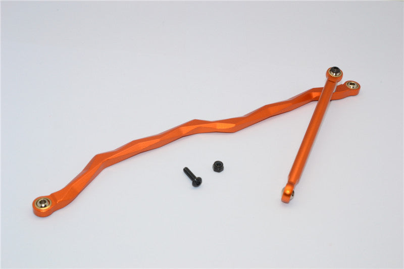 Axial Wraith & RR10 Bomber Aluminum Steering Link - 2 Pcs Set Orange