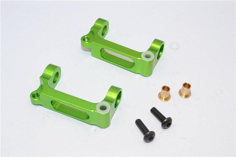 Tamiya WR02C Aluminum Front C-Hub - 1Pr Set Green