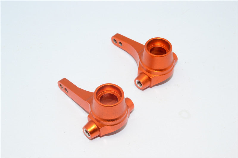 Tamiya WR02C Aluminum Front Knuckle Arm - 1Pr Set Orange