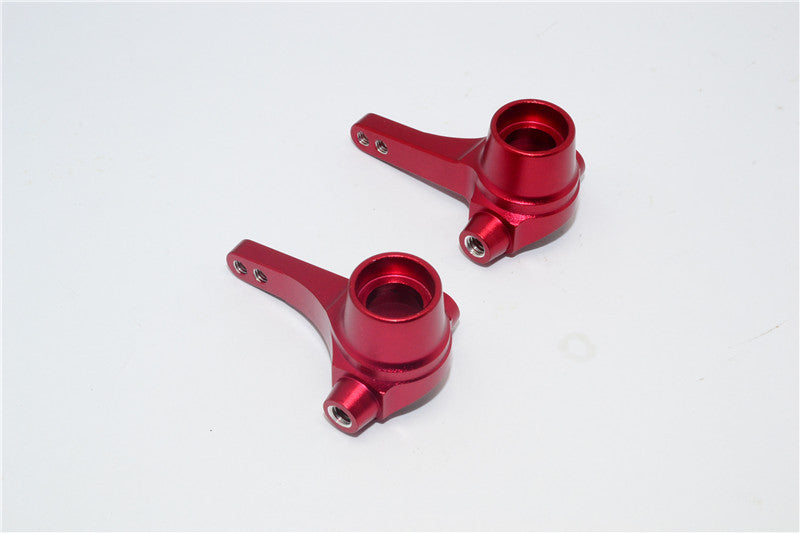 Tamiya WR02C Aluminum Front Knuckle Arm - 1Pr Set Red