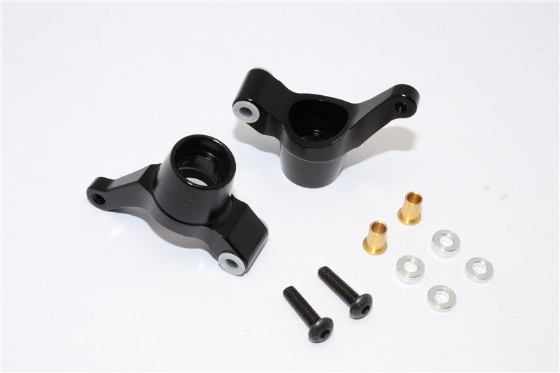 Tamiya WR02C Aluminum Rear Knuckle Arm - 1Pr Set Black