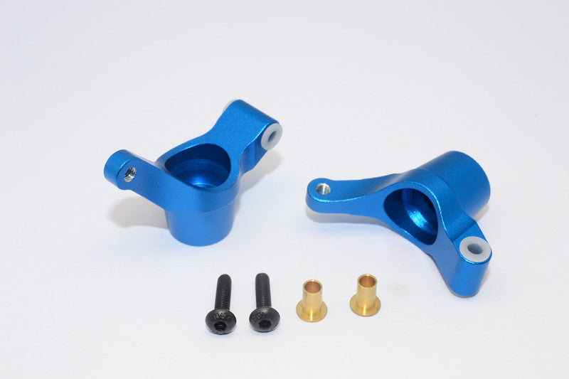 Tamiya WR02C Aluminum Rear Knuckle Arm - 1Pr Set Blue