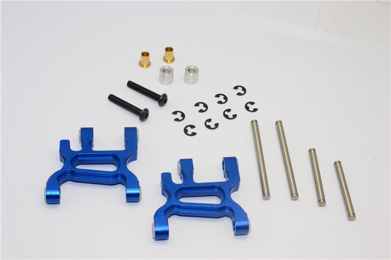 Tamiya WR02C Aluminum Front Lower Arm - 1Pr Set Blue