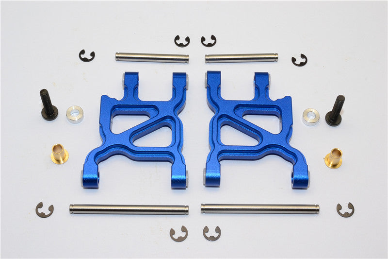 Tamiya WR02C Aluminum Rear Lower Arm - 1Pr Set Blue