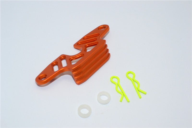 Tamiya WR02C Aluminum Battery Holder - 1Pc Set Orange