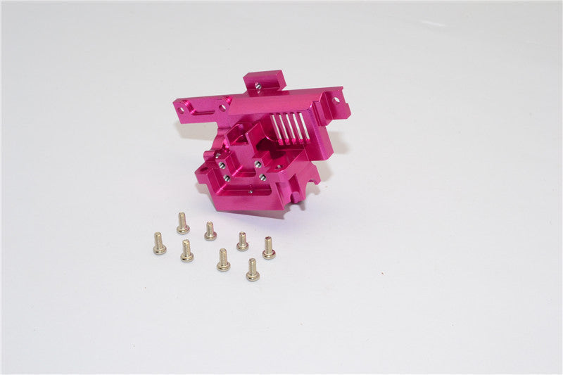 XMods Evolution Touring Aluminum Rear Gear Box Front Cover With Screws - 1Pc Set Pink