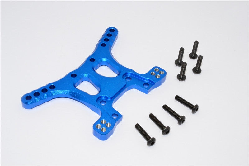 Traxxas XO-01 Supercar Aluminum Rear Adjustable Shock Tower - 1Pc Set Blue