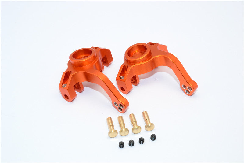 Axial Yeti Aluminum Front Knuckle Arm - 1Pr Set Orange