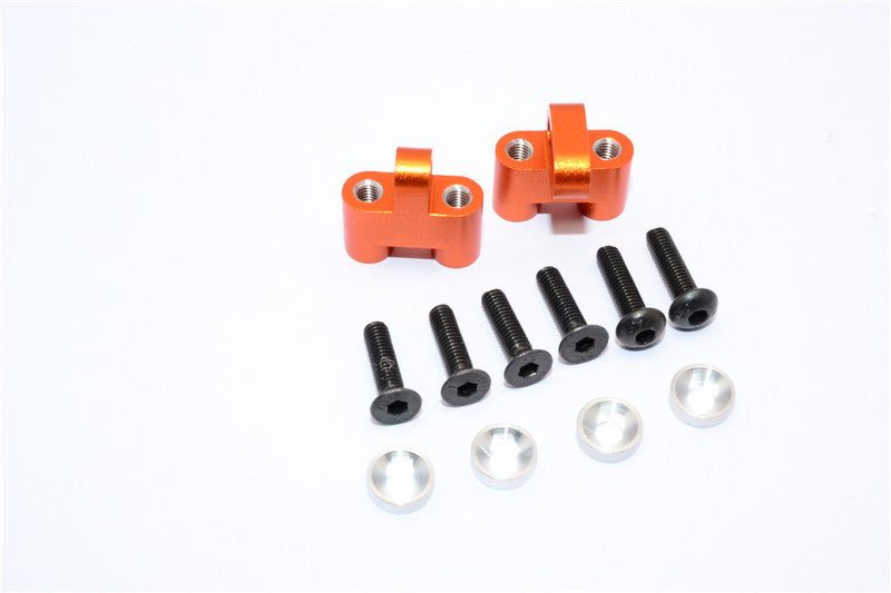 Axial Yeti Aluminimum Servo Mount - 1Pr Set Orange