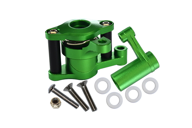 Axial Yeti Aluminum Steering Assembly - 6 Pcs Green