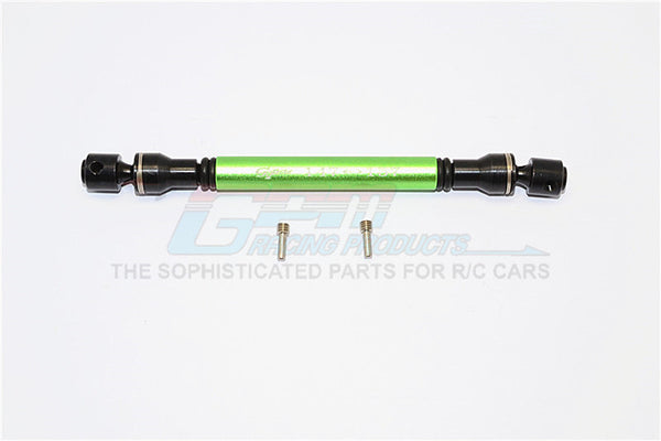 Axial Yeti Steel+Aluminum Rear Main Drive Shaft - 1Pc Set Green