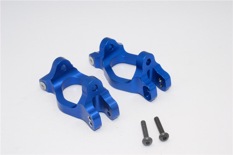 Axial Yeti XL Monster Buggy Aluminum Front C-Hub - 1Pr Set Blue