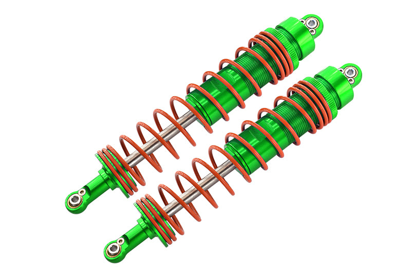 Axial Yeti XL Monster Buggy Aluminum Front/Rear Adjustable Damper (150mm) With 6mm Steel Shaft - 1Pr Green