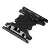 Metal Double Speed Transmission Mount Gearbox Holder for 1/10 RC Crawler Axial SCX10 II UMG10 4WD AXI90075 - 1 Set Black