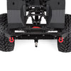 Metal Rear Bumper with D-Rings for 1/10 RC Crawler Car Axial SCX10 III AXI03007 Upgrade Parts - 1 Set Black