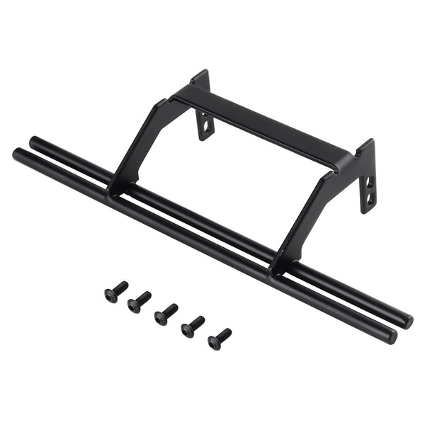 RC Car Metal Rear Bumper for 1:10 RC Crawler Traxxas TRX4 G500 TRX6 G63 6X6 Upgrade Parts - Black