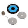 Complete Gearbox Transmission Gears Set for 1/10 RC Crawler Car Axial SCX10 SCX10 II 90046 Upgrade Parts - Grey