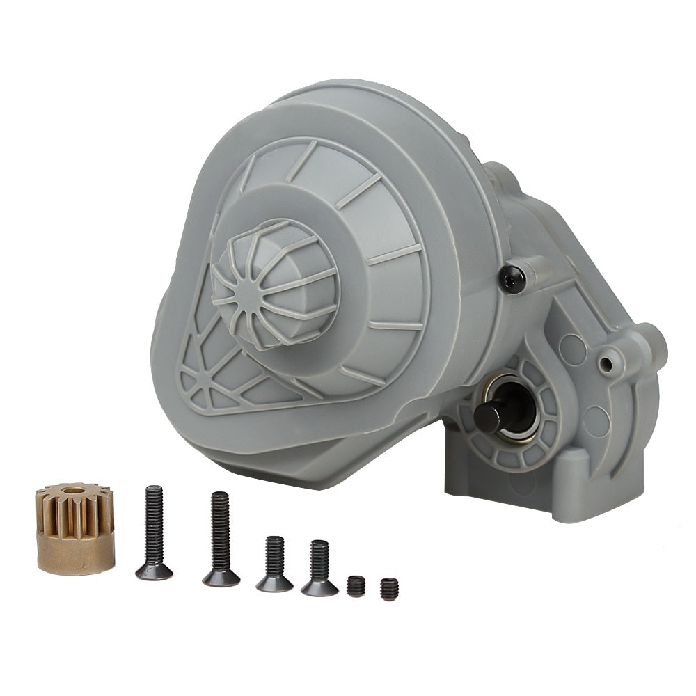 Complete Gearbox Transmission Gears Set for 1/10 RC Crawler Car Axial SCX10 SCX10 II 90046 Upgrade Parts - Grey