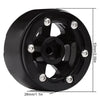 1.9 Beadlock 6-Spokes Metal Wheel Rim Hub for 1/10 RC Crawler Car Axial SCX10 90046 D90 - 4Pc Set