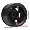 Plastic 1.55" Beadlock Wheel Rim for 1/10 RC Crawler Car Axial 90069 D90 TF2 Tamiya CC01 LC70 MST JIMNY - 4Pc Set Black