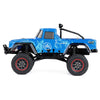 2.4G 1:18 Scale RTR RC Rock Crawler Car Off Road Climbing RC Vehicle Truck Remote Control Pickup RC Car Toy - 1 Set Blue