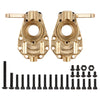 Brass Portal Drive Housing Heavy Counterweight (Style A) for 1/10 RC Crawler Traxxas TRX-4 8252 Upgrade Parts - 2Pc Set