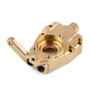 Brass Portal Drive Housing Heavy Counterweight (Style A) for 1/10 RC Crawler Traxxas TRX-4 8252 Upgrade Parts - 2Pc Set