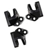 Aluminum Alloy Upper Center Link Mounts AXI231009 for 1/10 RC Crawler Car Axial SCX10 III AXI03007 Upgrade Parts - 3Pc Set Black