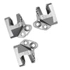 Aluminum Alloy Upper Center Link Mounts AXI231009 for 1/10 RC Crawler Car Axial SCX10 III AXI03007 Upgrade Parts - 3Pc Set Grey