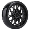 Plastic 53*15mm Wheel Rim Hub Tires Set for 1:10 RC Car Truck WPL D12 Upgrade Parts - 4Pc Black