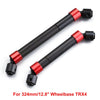 TRX4 Metal CVD Drive Shaft for 1/10 RC Crawler Car 324mm Wheelbase Traxxas TRX-4 - 2Pc Set