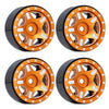 1.0" Beadlock CNC Micro Crawler Alloy Wheel Rim Hub for 1/24 RC Crawler Car Axial SCX24 90081 AXI00001 - 4Pc Gold