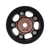 1.0" Beadlock CNC Micro Crawler Alloy Wheel Rim Hub for 1/24 RC Crawler Car Axial SCX24 90081 AXI00001 - 4Pc Copper