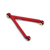 CNC Aluminum Alloy Chassis Links Set for 1/24 RC Crawler Car Axial SCX24 AXI00002T1 AXI00002T2 2019 Jeep Wrangler JLU CRC - Red